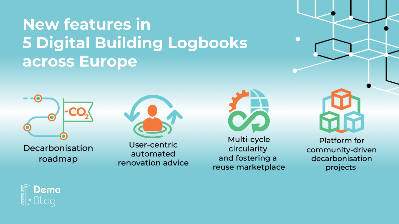 Infographic: New features in 5 Digital Building Logbooks